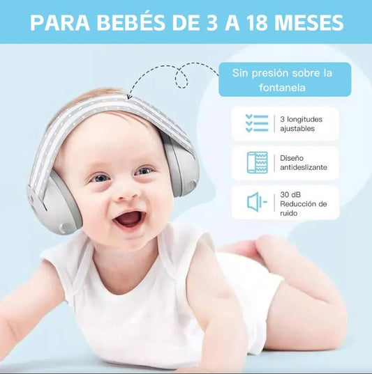 Auriculares Bebes Cancelacion De Ruido