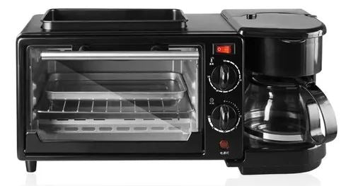 Horno Electrico Cafetera Freidora 3 En 1