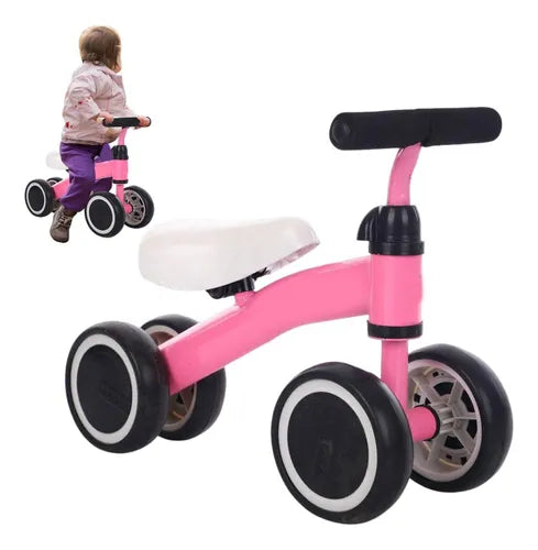 BICICLETA DE APRENDIZAJE 4 RUEDAS NIÑOS